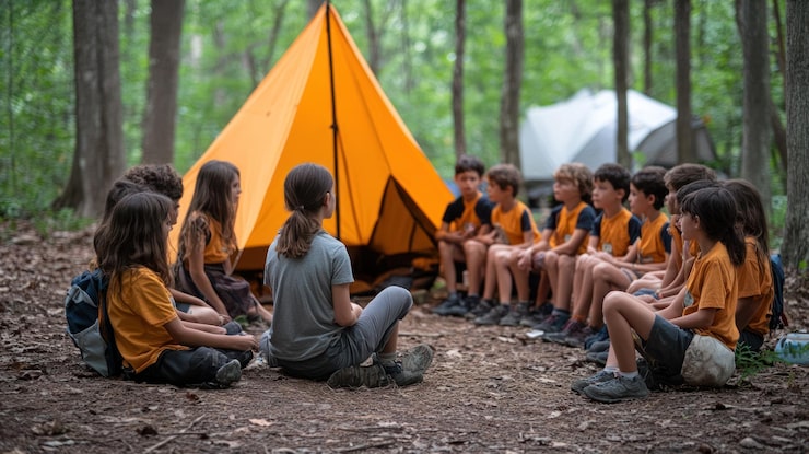 Sekolah Alam Versi Camping: Pendidikan di Tengah Hutan